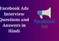 Facebook Ads Interview Questions and Answers in Hindi